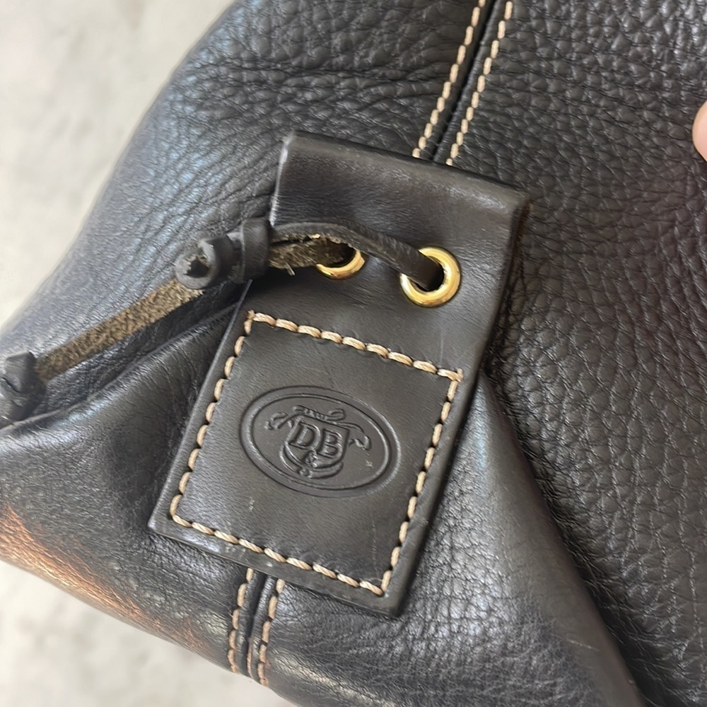 Dooney & Bourke Black Pebbled Leather Bag - Picture 8 of 16